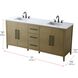 Millie 72 X 35 inch Chestnut Brown Bathroom Vanity Cabinet