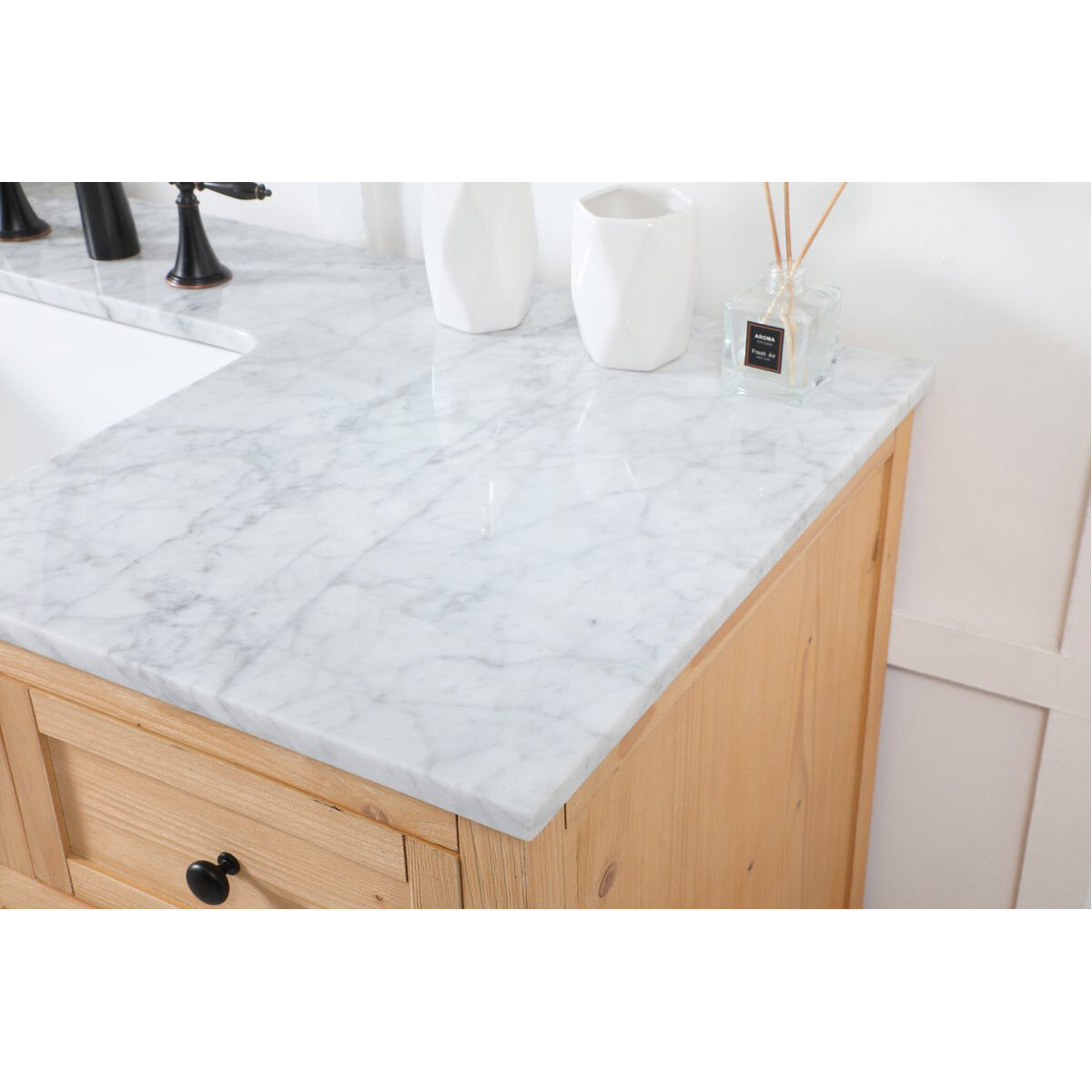 Franklin 42 X 22 X 34.75 inch Natural Wood Bathroom Vanity Cabinet