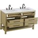 Karson 60 X 34 inch Honey Brown Bathroom Vanity Cabinet