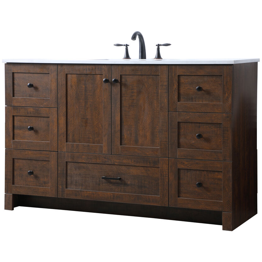 Soma 54 X 19 X 34 inch Expresso Vanity Sink Set