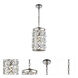 Madison 1 Light 8 inch Polished Nickel Pendant Ceiling Light, Urban Classic