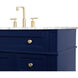 Park Avenue 42 X 22 X 35 inch Blue Vanity Sink Set