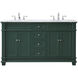 Wesley 60 X 22 X 35 inch Black Vanity Sink Set