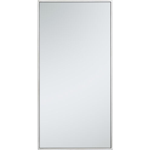 Monet 36 X 18 inch Silver Wall Mirror