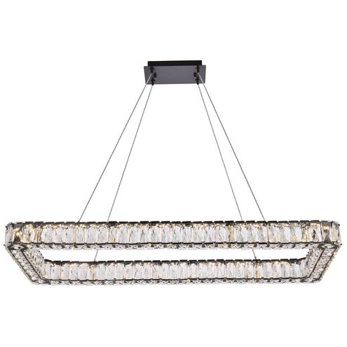 Monroe 1 Light 42 inch Black Pendant Ceiling Light