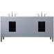 Park Avenue 72 X 22 X 35 inch Grey Vanity Sink Set