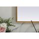 Blaire 36 X 30 inch Brass Mirror