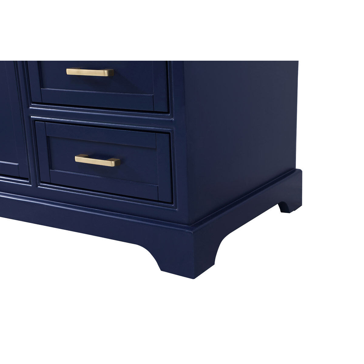 Americana 60 X 22 X 35 inch Blue Vanity Sink Set
