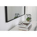 Monet 36 X 36 inch Black Wall Mirror