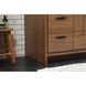 Wyatt 42 X 22 X 34 inch Walnut Brown Vanity Sink Set