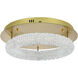 Bowen 1 Light 18 inch Satin Gold Flush Mount Ceiling Light