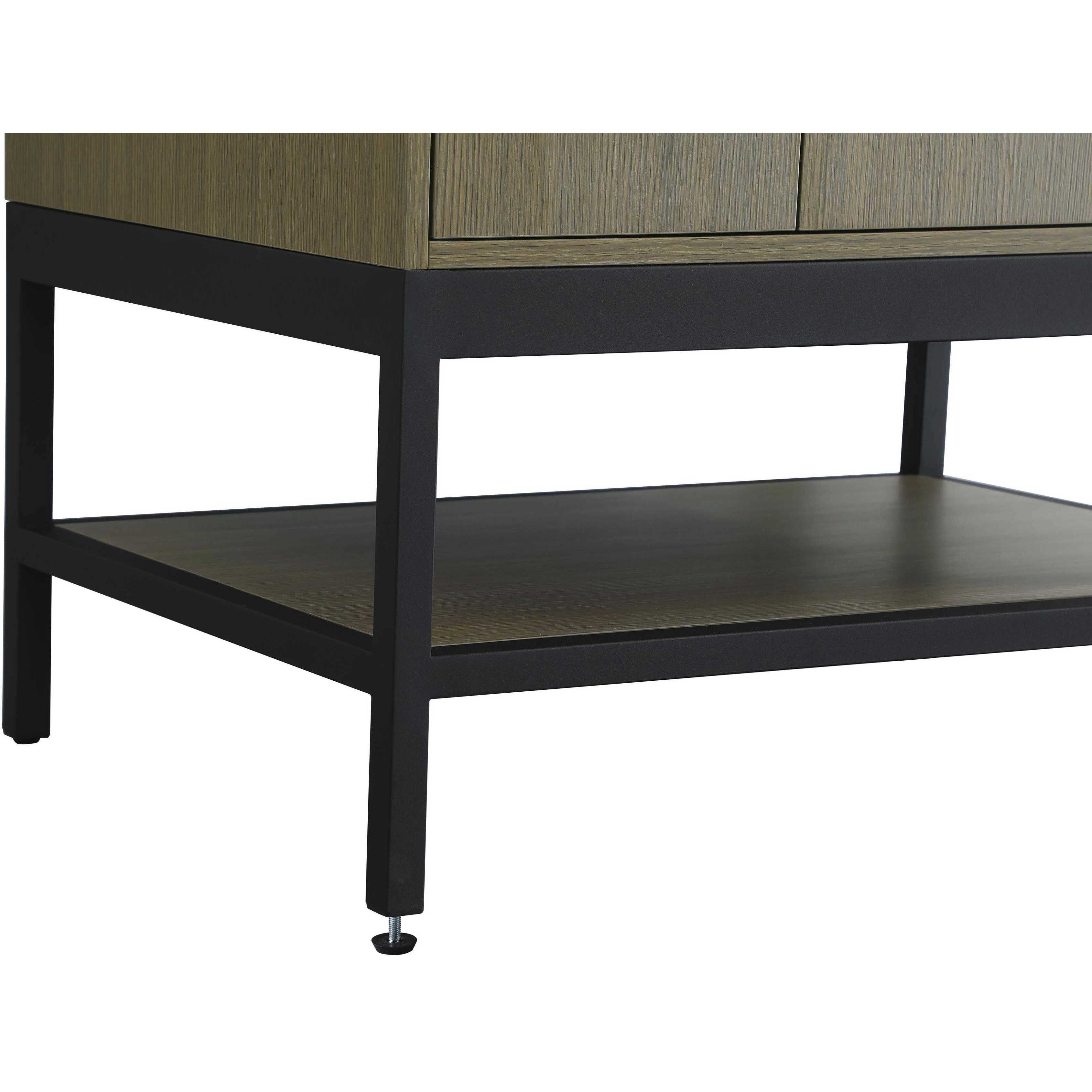 Lennox 24 X 34 inch Chestnut Brown Bathroom Vanity Cabinet