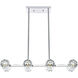 Eren 8 Light 8 inch Chrome Pendant Ceiling Light