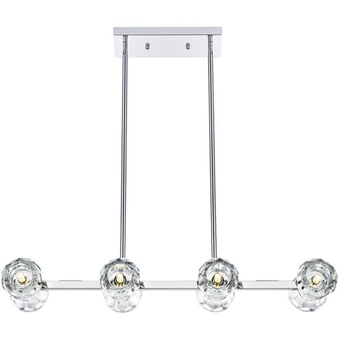 Eren 8 Light 8 inch Chrome Pendant Ceiling Light