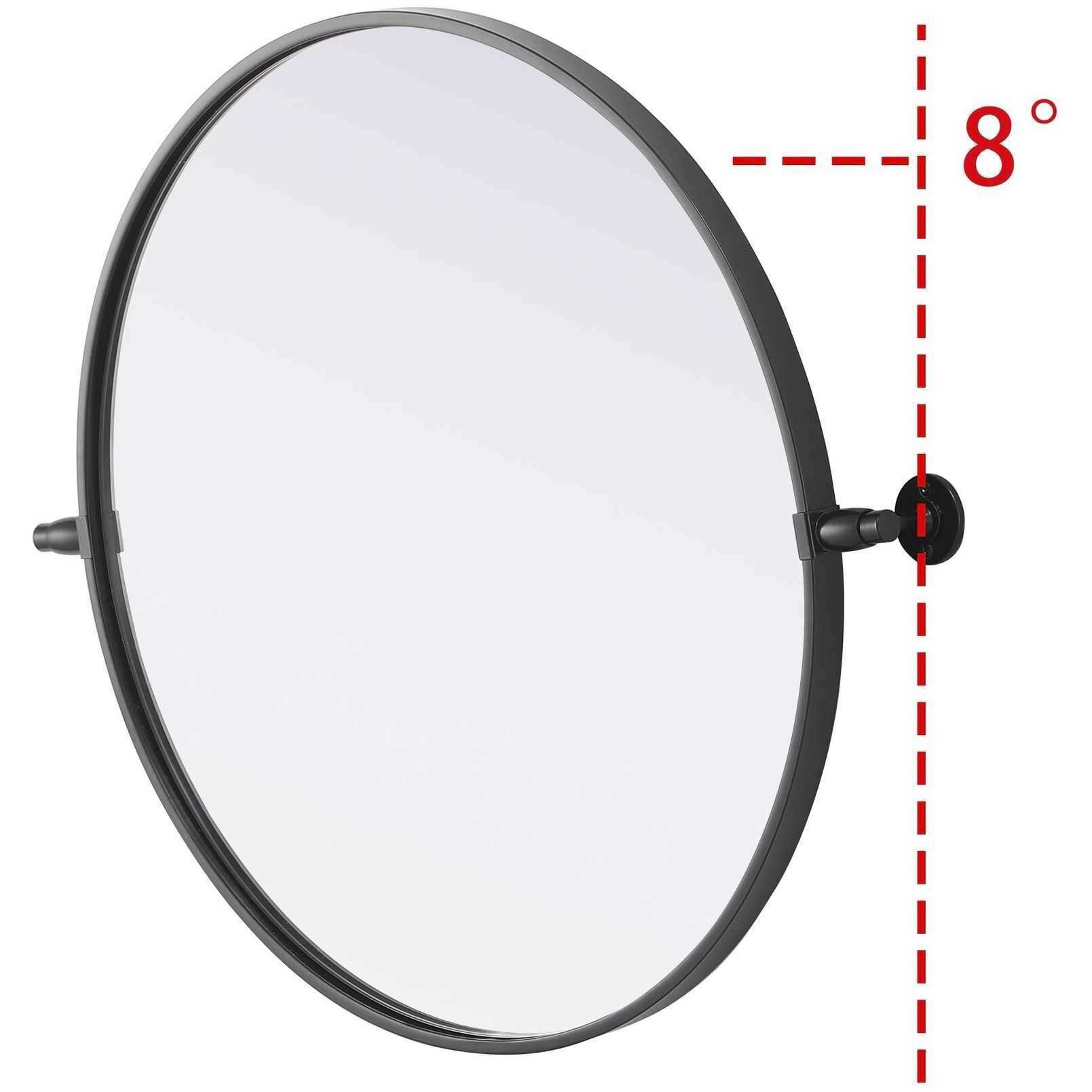 Amoura 24 X 24 inch Black Mirror