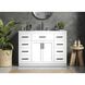Alden 48 X 35 inch White Bathroom Vanity Cabinet