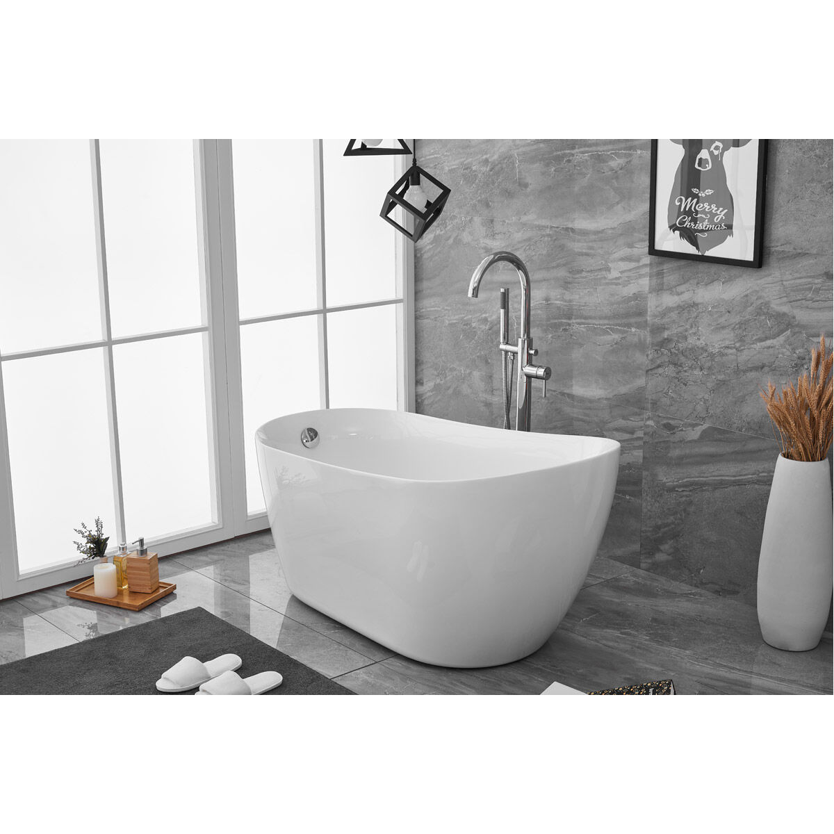 Chantal Glossy White Bathtub