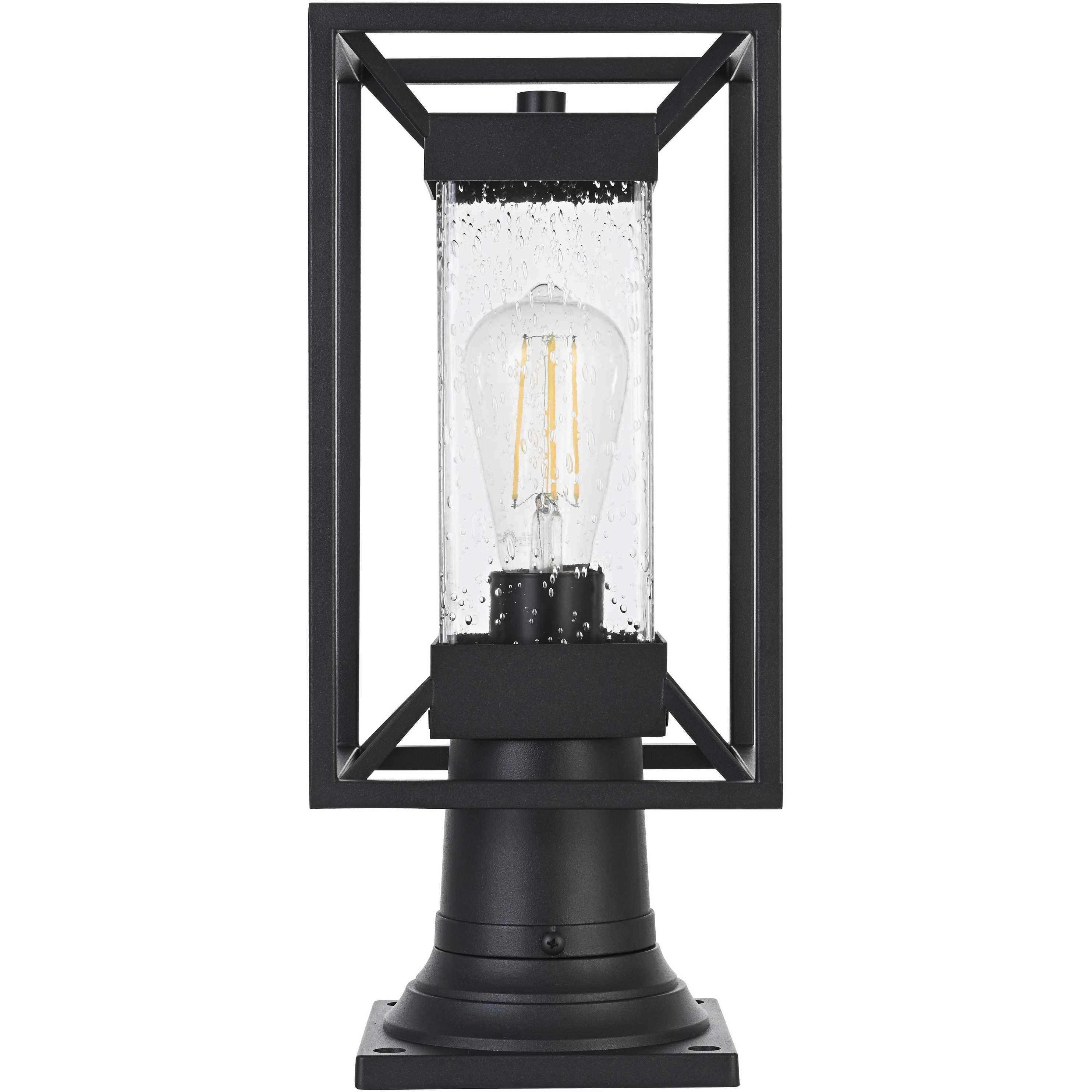 Willington 1 Light 16 inch Black Outdoor Post Light