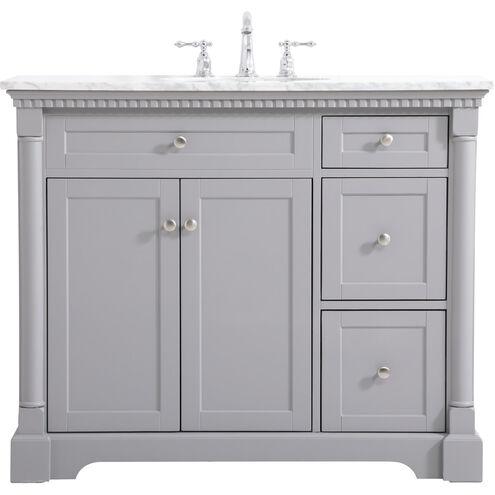 Clarence 42 X 22 X 35 inch Grey Vanity Sink Set