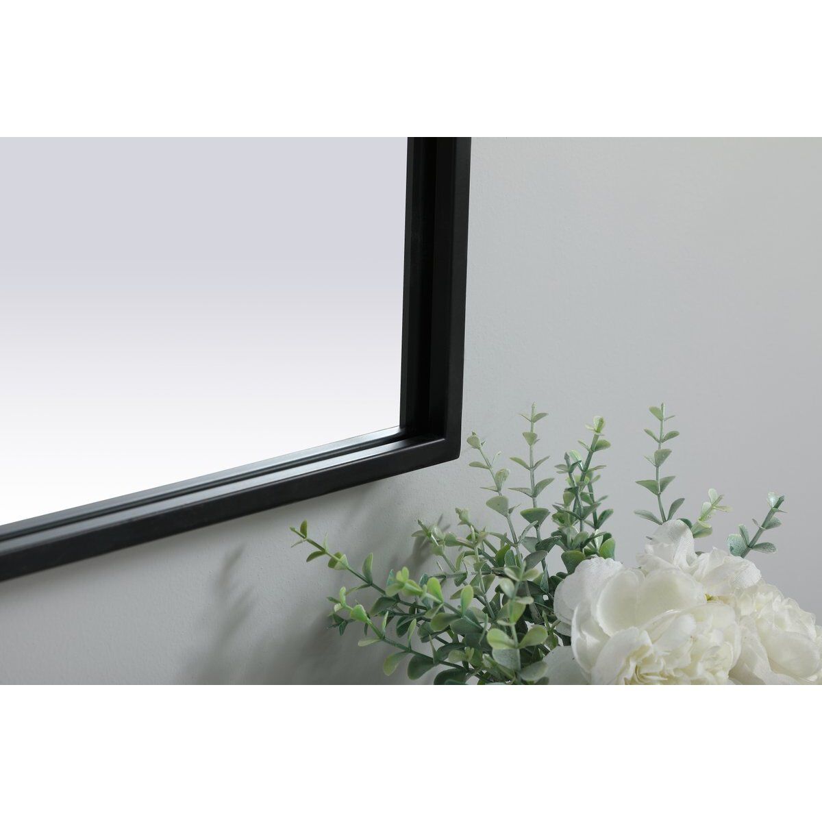 Ayra 36 X 24 inch Black Mirror