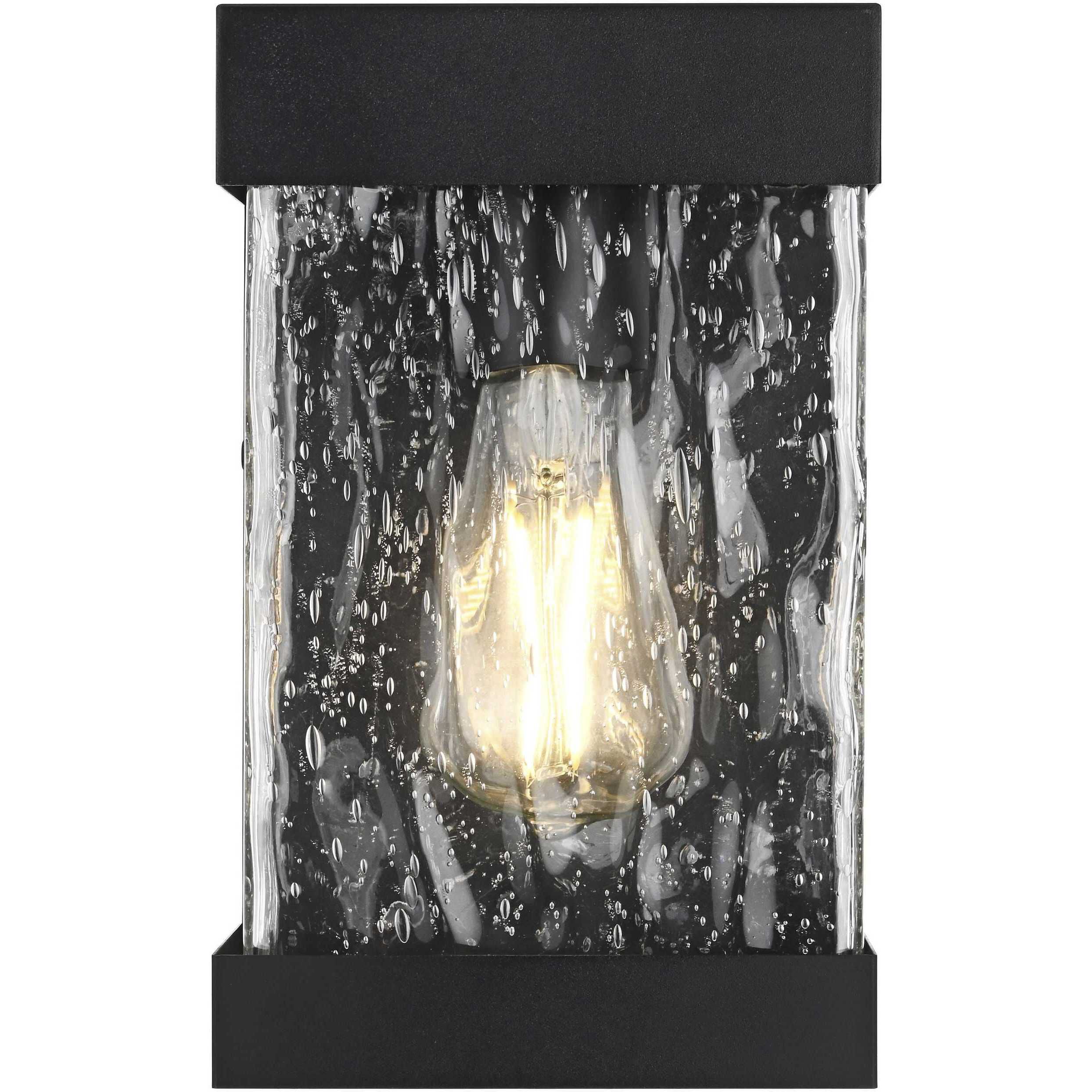 Thompson 1 Light 10 inch Black Outdoor Wall Sconce