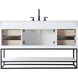 Caroline 54 X 34 inch White Bathroom Vanity Cabinet