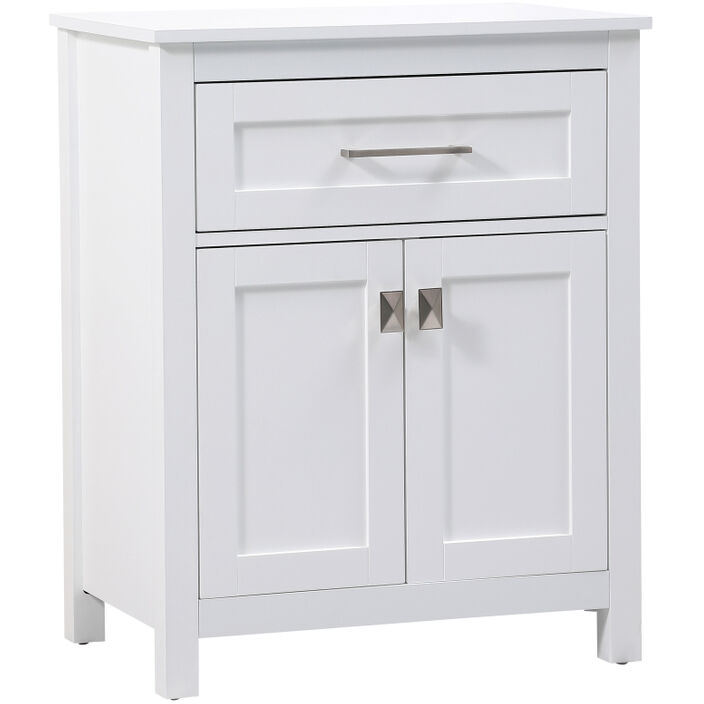 Adian White Bathroom Storage Cabinet