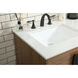 Eugene 60 X 22 X 34 inch Walnut Brown Vanity Sink Set