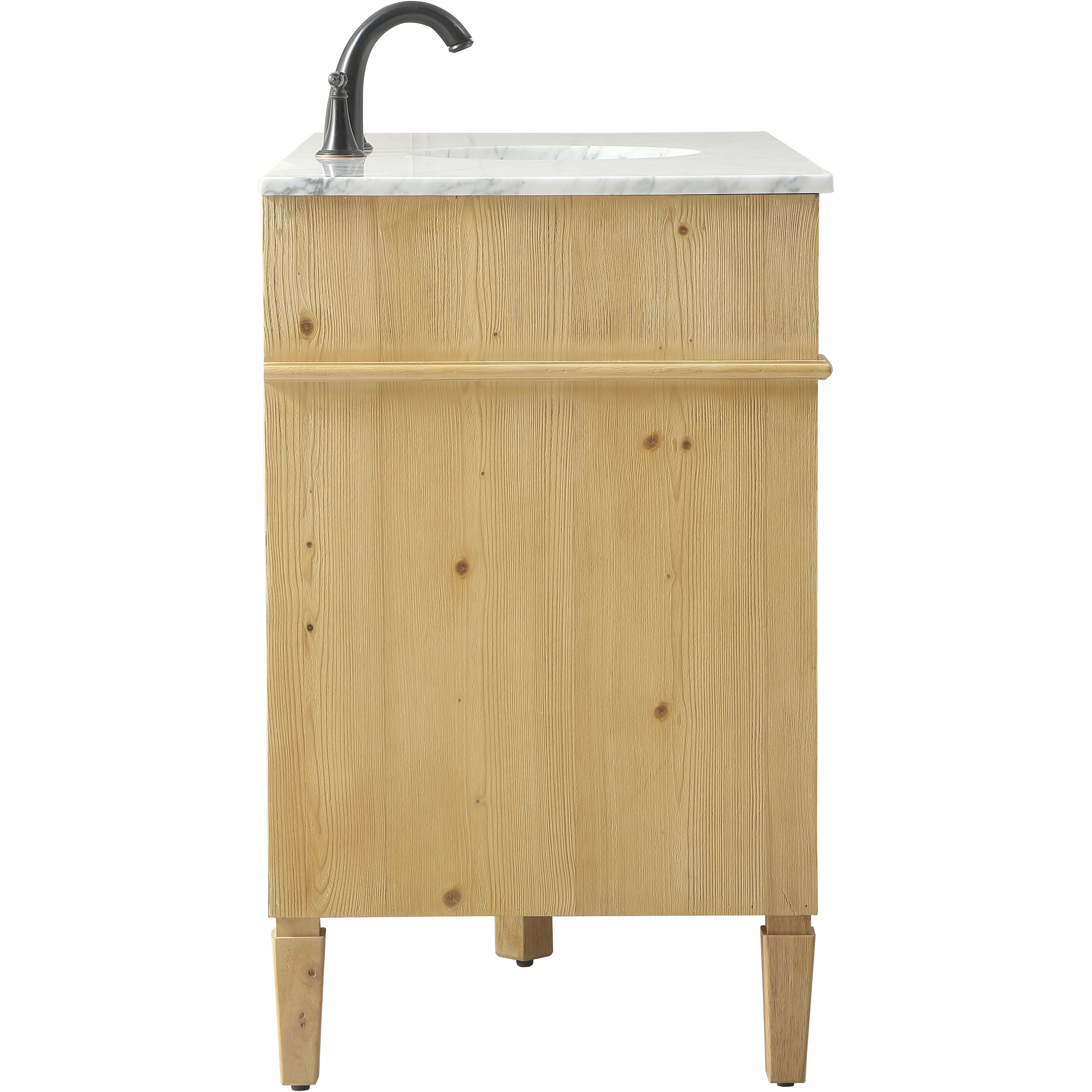 Park Avenue 48 X 21.5 X 35 inch Natural Wood Vanity Sink Set