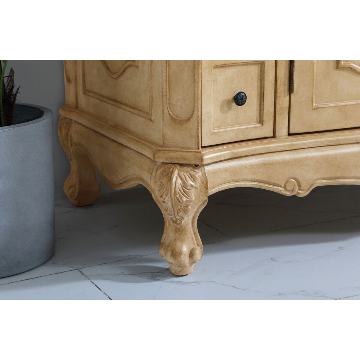 Danville 42 X 21 X 36 inch Antique Beige Vanity Sink Set