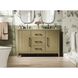 Millie 54 X 35 inch Honey Brown Bathroom Vanity Cabinet