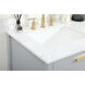 Larkin 60 X 22 X 34 inch Grey Vanity Sink Set