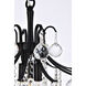 Toureg 3 Light 12 inch Black and Clear Pendant Ceiling Light