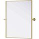 Amoura 30 X 24 inch Brass Mirror