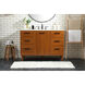 Baldwin 48 X 22 X 34 inch Teak Vanity Sink Set