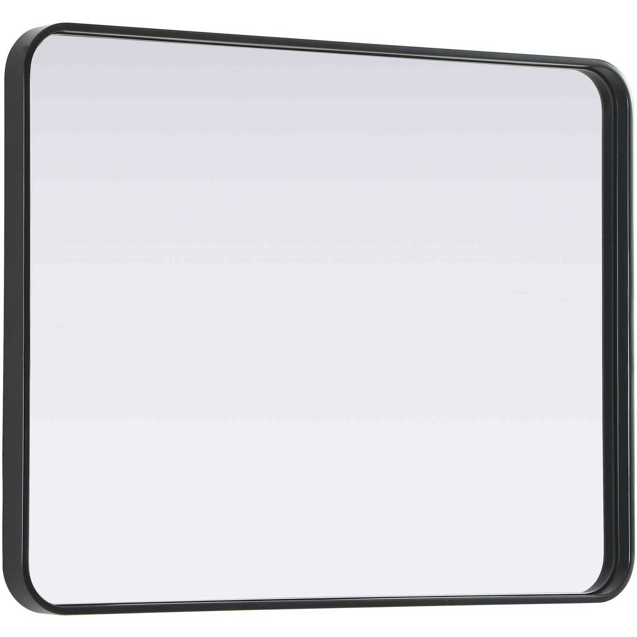 Remy 32 X 24 inch Black Mirror