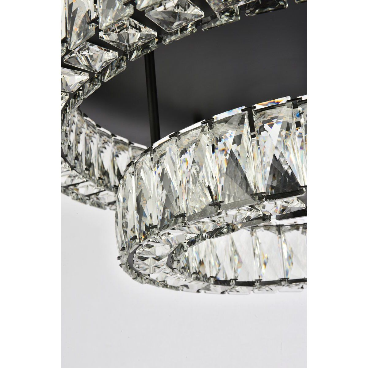 Monroe 2 Light 26 inch Black Flush Mount Ceiling Light