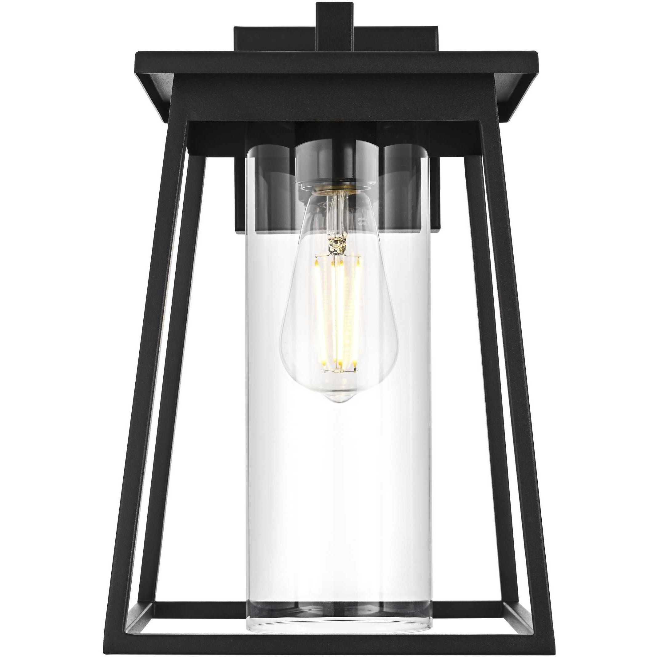 Lambert 1 Light 14 inch Black Outdoor Wall Sconce