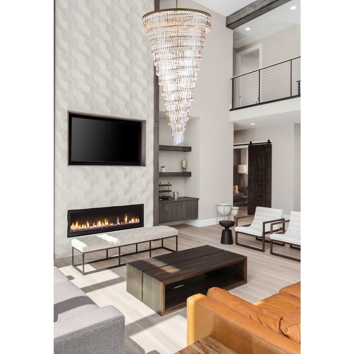 Sydney 58 Light 48 inch Satin Gold Chandelier Ceiling Light