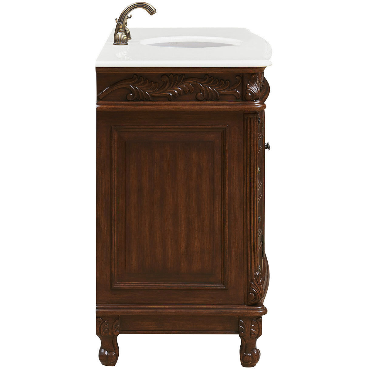 Bordeaux 48 X 22 X 36 inch Brown Vanity Sink Set