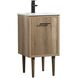 Cyrus 19 X 18 X 33.5 inch Natural Oak Vanity Sink Set