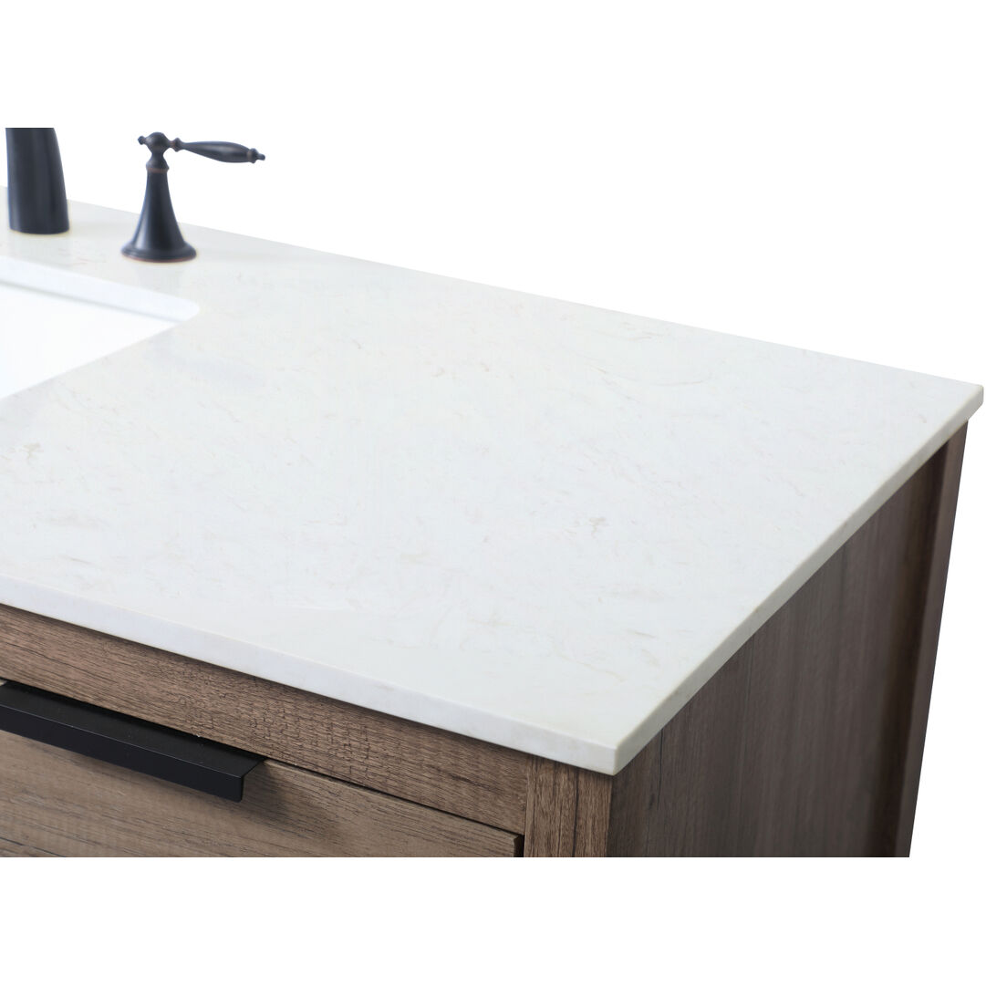 Larkin 54 X 22 X 34 inch Natural Oak Vanity Sink Set