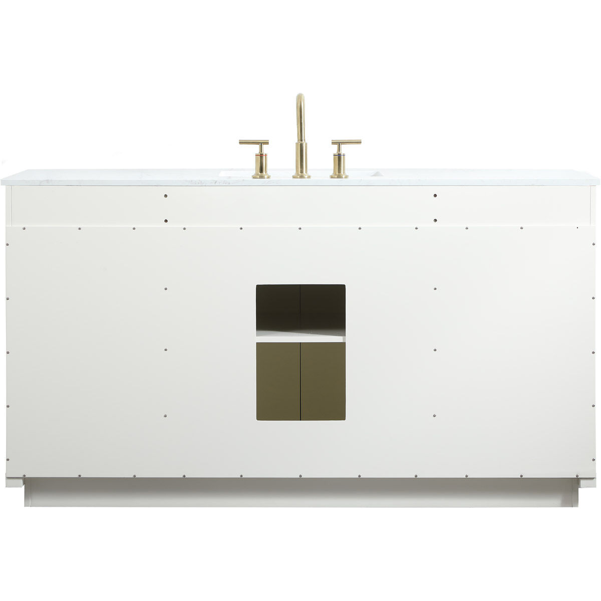 Blake 60 X 22 X 34 inch White Vanity Sink Set in 1