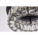 Monroe 1 Light 12 inch Black Flush Mount Ceiling Light