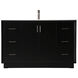 Hayes 54 X 22 X 35 inch Black Vanity Sink Set