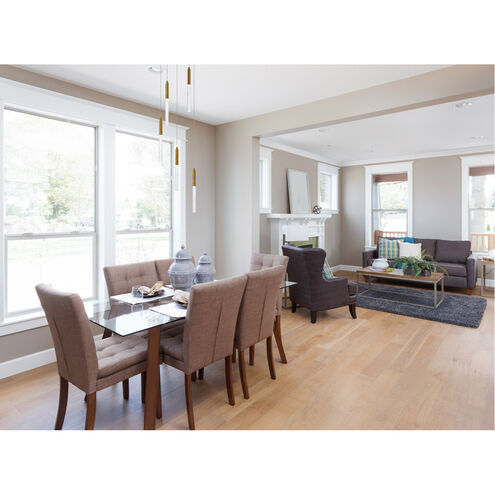 Ruelle 5 Light 16 inch Gold Pendant Ceiling Light