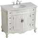 Danville 42 X 42 X 36 inch Antique White and Antique Bronze Vanity Sink Set