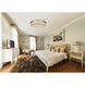 Monroe 26 inch Gold Flush Mount Ceiling Light
