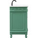 Clarion 48 X 22 X 36 inch Vintage Mint Vanity Sink Set