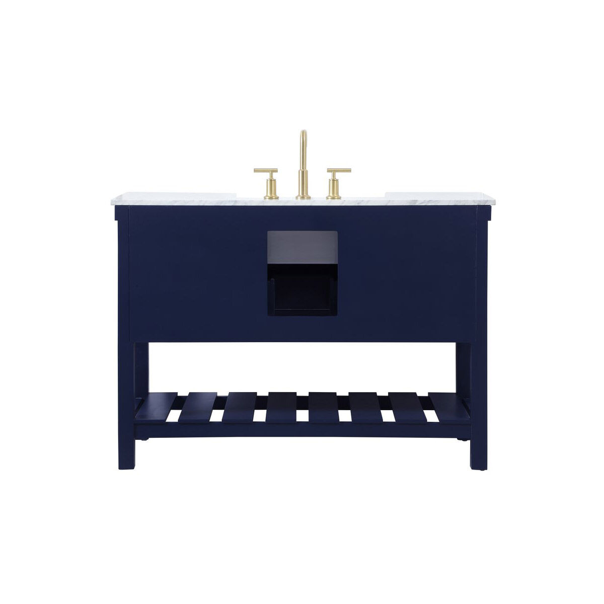 Clement 48 X 22 X 34 inch Blue Bathroom Vanity Cabinet